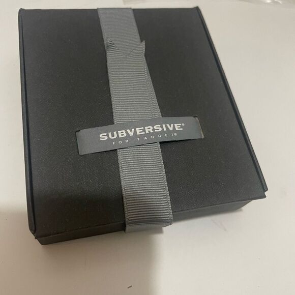 Subversive Silver Toned Hoop Earrings - Picture 7 of 8